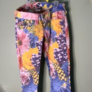 Floral true religion jeans